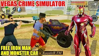 Vegas Crime Simulator - Free Iron Man And Monster Car #106 | Android GamePlay HD