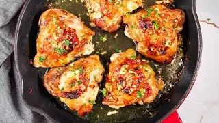 Irresistible Garlic Butter Chicken Thighs Recipe | 5 Ingredients Only!
