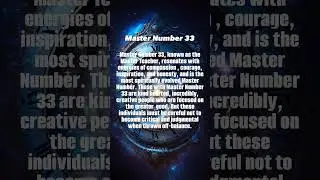 Master Number 33 #numerology #shorts #viral #reels #spirituality