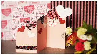 How to make Valentine's Day card - 3/DIY/Best love Card for Husband Boyfriend Wife/Heart Card