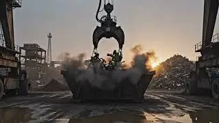Magnet Arm Heavy Drop &ndash; Raw Scrap Yard Sound Experience
