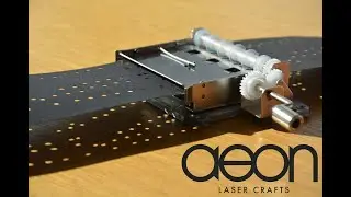 Making music with diode laser. 30-note Music Box with laser cut strips.