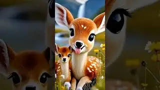 🦌 Adorable Deer Caught on Camera &ndash; Too Cute to Miss! #Deer #CuteAnimals #WildlifeWonder #Nature
