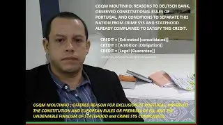 CGQM MOUTINHO / EXCURRENT DIVISION G20 etc