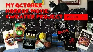 October Horror Movie Sweater Knitting Project Week 2!