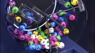 Lottery Draw Simulation in Blender