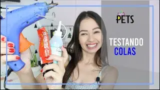 Testando Colas: Cola Silicone, Cola Universal e Cola Quente