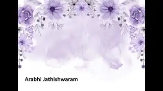 Adavus Recital for Arabhi Jatheeswaram / Jathishwaram | Bharatanatyam #classicaldancer #arabhi