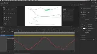 Adobe Animate CC 2020 &mdash; анимация падающего листа с использованием анимации движения по траектории