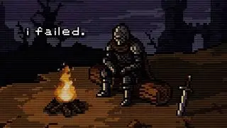 DARK SOULS. 🔥 bonfire ambience loop (pixel art)