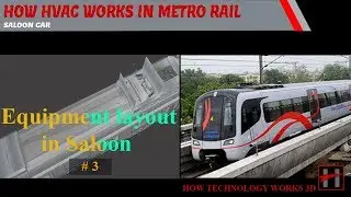 How HVAC Works In Saloon Car of Metro Trains : Equipment Layout in Saloon