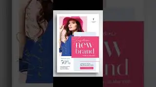 Fashion banner 😀😍😊🍓🍅🔥#design #template #recruitment #fashionshow
