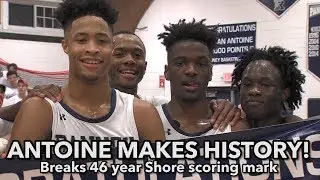Ranney's Bryan Antoine Become Shore Conference All-Time Leading Scorer