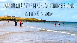 Most Stunning Coastal Walk at The Bamburgh Beach, UK | 4K