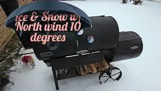 The Offset Smoker Cold Weather Test⁉️ 🥶