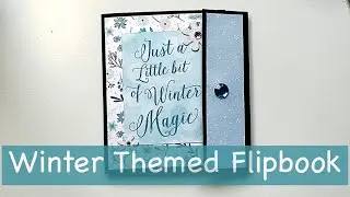 Winter Themed Wallet Flipbook | Penpal with me