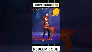 Free Fire Cobra Bundle | Free Redeem Code App | FF Cobra Bundle #shorts