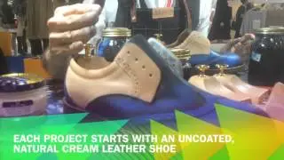 Hand-painted shoes are unique creations