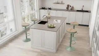 YOUNIKE Bar Stools Wooden Swivel Counter Stools Mint Green 1911