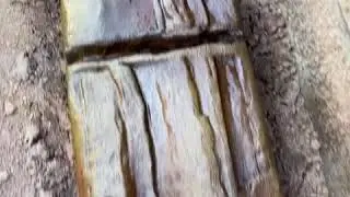 Artistic Curbing using painted canyon stamp