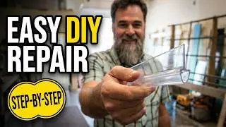 How to replace a shower door sweep in under 5 min.