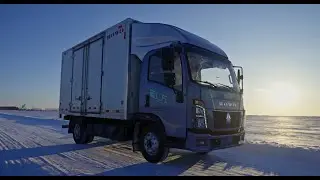 SINOTRUK - Testing EV Light Truck Charging at &minus;26&deg;C
