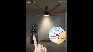 🇲🇾Big Fan with 3 Color LED🍃 #pearl #triang #pahang #malaysia #deka #ceilingfan