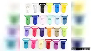 Free Shipping 200pcs 25MM Sutoyuen D Shape Baby Plastic Pacifier Clips Clamp Soother Suspender Dummy