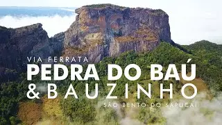 Escalada da Pedra do Ba&uacute; e Bauzinho pela Via Ferrata