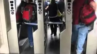 Turnstile Advertising in High Traffic Locations