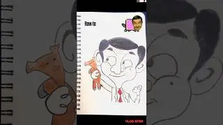 How to Draw Mr Bean 😍 Easy Cartoon Drawing