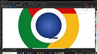 CREATE A GOOGLE & CHROME LOGO DESIGN IN CORELDRAW 2024 II CORELDRAW TUTORIALS II SM ENTERTAINMENT