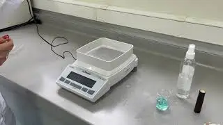 Medidas de masa en el laboratorio de química