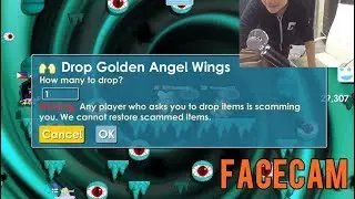 GrowTopia GROWGANOTH'A GOLDEN ANGEL DROPLADIM [FACECAM]