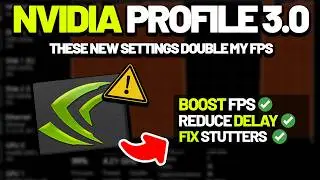 Best NVIDIA Profile Inspector 3.0 Settings 2026 ✅ Boost FPS & Reduce Input Lag