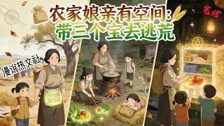 完结《农家娘亲有空间：带三个宝去逃荒》穿越到古代逃荒饿死妇人身上， 睁开眼就多了三个崽，还赶上天灾人祸， 花椒表示，我只想当个与世无争的种田佬，不想登基当女皇啊！ #逃荒#种田#古代言情