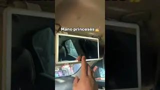 Tavo princesė - tavo prioritetas ja rūpintis su LED Ma&scaron;inos veidrodėliu