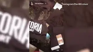 Merch! Dev Windsor shows off free gifts from Victoria's Secret