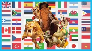 Ice Age in different languages and different countries