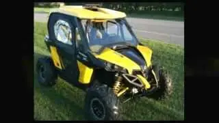 Hard Can-Am Maverick Cab Enclosure with Soft Hinged Doors by Wide Open Company