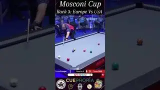 Rack 3: Mosconi Cup - Europe Vs USA #pool #9ballpool #9ball #fyp #billiards #svb #usa #reels #shorts