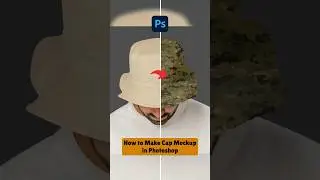 How to Make Cap Mockup in Photoshop ‼️ #shorts #trendingshorts