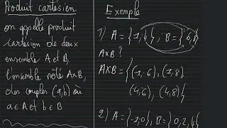 PRODUIT CARTESIEN: VOCABULAURE MATHEMATIQUE #1