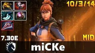 Liquid miCKe Marci MID | Dota 2 Pro MMR Gameplay | Update Patch 7.30e