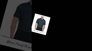 Micro Floral Print Polo