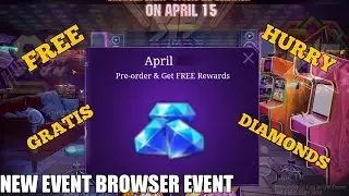 BROWSER EVENT 515 FREE DIAMONDS AND FREE SKIN MOBILE LEGENDS MAIN EVENT GET DIAMONDS AND SKIN NOW!!