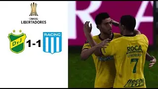DEFENSA Y JUSTICIA VS RACING CLUB COPA LIBERTADORES OCTAVOS DE FINAL IDA
