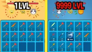 MAX LEVEL in Merge Weapons Game