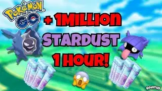How I Got 1 MILLION Stardust in Pok&eacute;mon GO in Less Than a Hour! *Easy Method in 2025