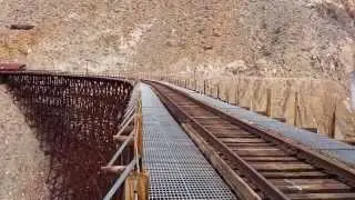 Crossing the Famous Goat Canyon Trestle.